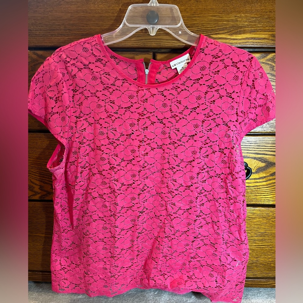 Liz Claiborne mesh top